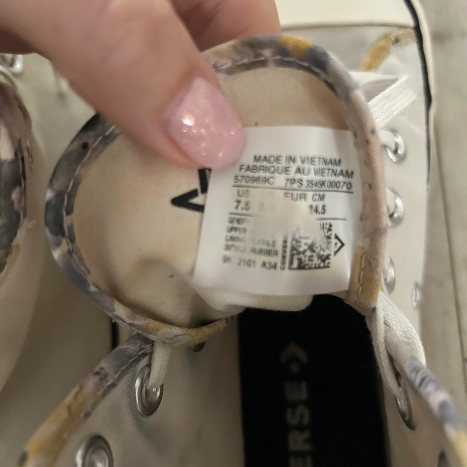 Converse All Star Lift / Platform High Top Sneakers Ecru / White – Size 38 – photo 19